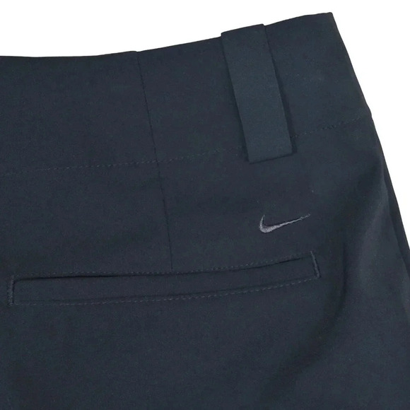 NIKE || Dri-fit Women’s Golf Pants Black Trousers Preppy Country Club Sz 2 - Picture 5 of 8